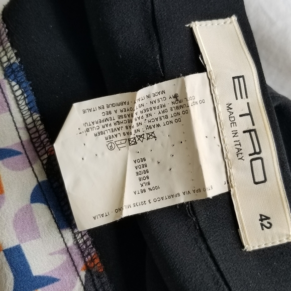 Preloved Etro Silk high-waisted shorts, 42 - Picture 4 of 5